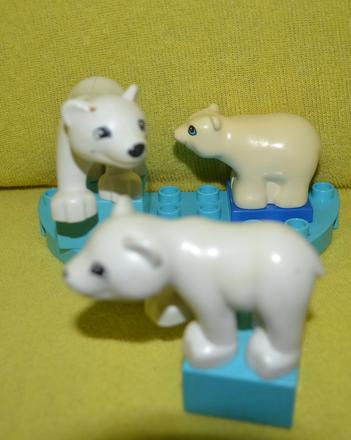 Lego duplo,lední medvědi, 