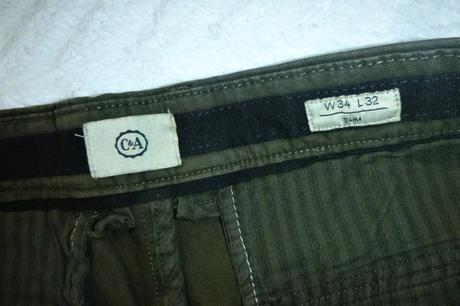 Pánské cargo kalhoty - vel.m-l, c&a,m