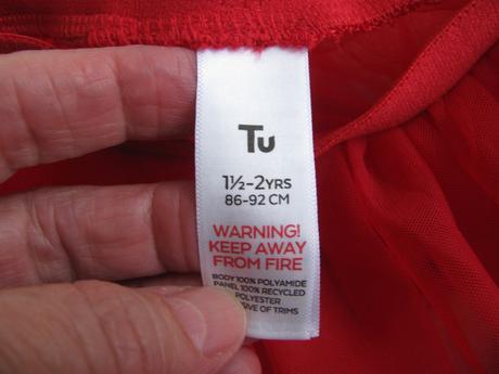 Krásná tylová vánoční sukně, 92