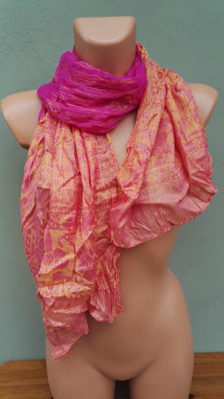Pestrý šátek šála orientální styl,