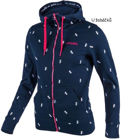 Dámská mikina vážky s kapucí vel. xl, xl