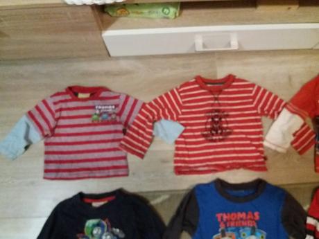 Trička s dlouhým rukávem s mašinkou tomáš, 98