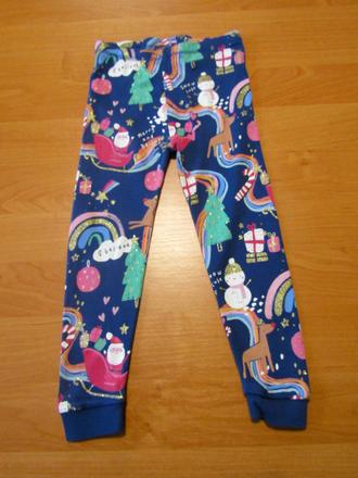 Vánoční pyžamové kalhoty vel 104, 104