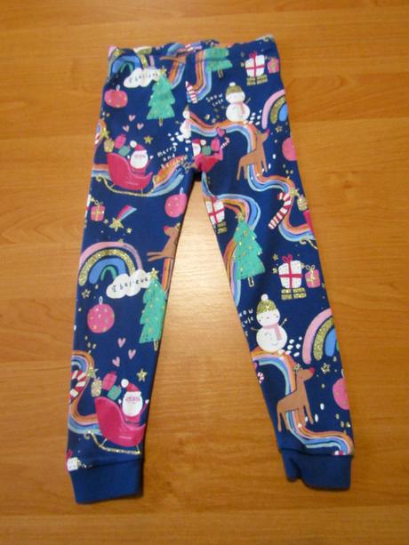 Vánoční pyžamové kalhoty vel 104, 104