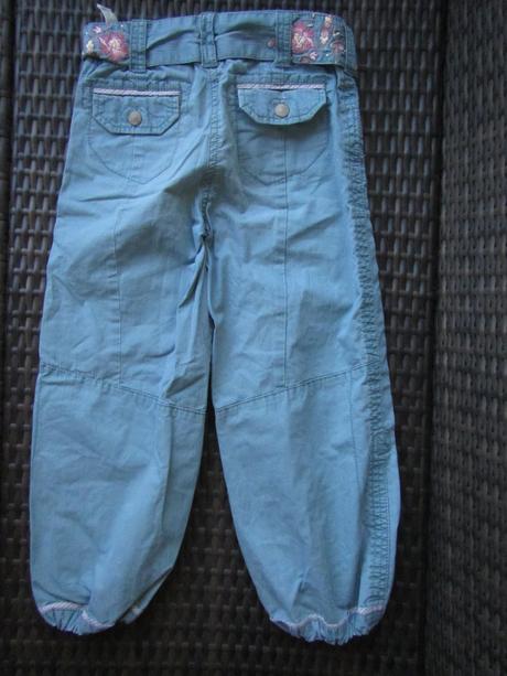 Kalhoty s výšivkou, plátené, next,110