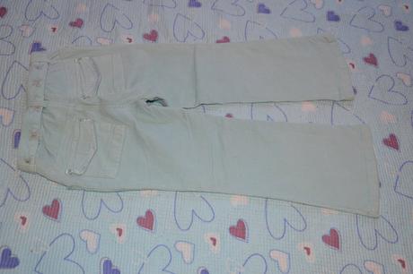 Sv. modré/ tyrkysové manžestrové kalhoty, girl2girl,116