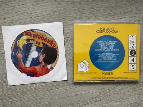 Cd - pohádky a ukolébavky pro děti, 6 ks,
