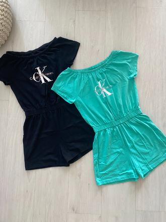 2 ks dívčí letní romper calvin klein (12 - 14 let), calvin klein,152