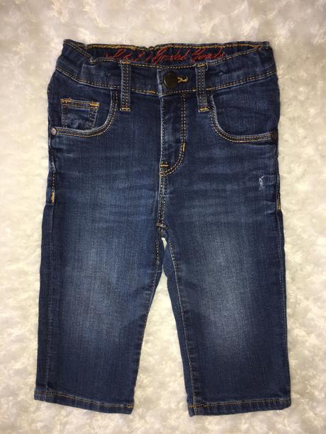 Tmavě modré rifle/džíny h&m, h&m,74