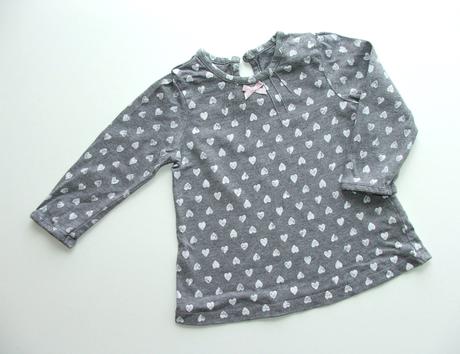 J818 dívčí tričko se srdíčky vel. 74, george,74