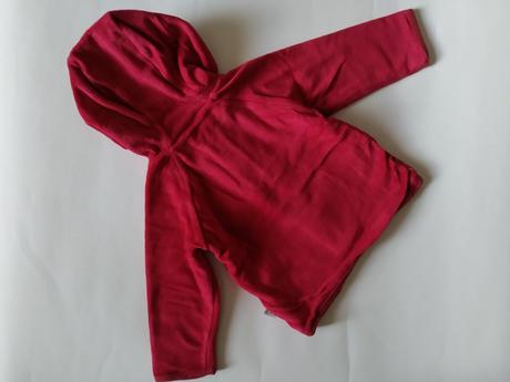 Mikinka jablíčko - velurová 74/80, gmini,74