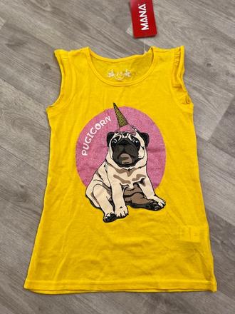 Tílko mops 122/128, 122