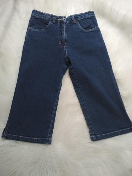 Dívčí riflové tříčtvrťáky zn. c&a, c&a,146