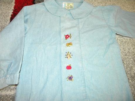 Riflová košile -halena pro holku vel.104, 104