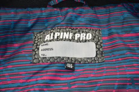 Lyžařská dívčí zimní bunda, alpine pro,158