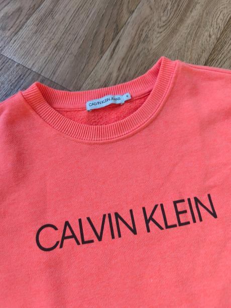 Neonová mikina calvin klein 152-164, xs-s, calvin klein,152