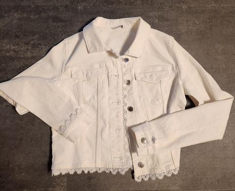 Bunda džínová bílá orsay vel. 140, orsay,140