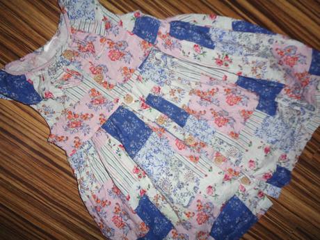 Nádherné propínací šaty ve stylu patchwork, next,110