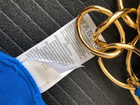 Modre saty uplet s paskem melrose 34, 34