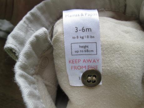 Kalhoty s laclem, mamas & papas,62