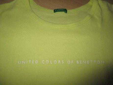 Tričko s nápisem  146/152, benetton,152