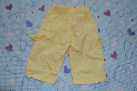 Letní plátěné kalhoty a šortky 2v1 ohrnovací, early days,80