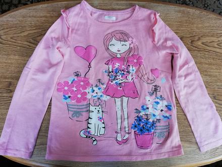 Triko s holčičkou vel. 128., 128