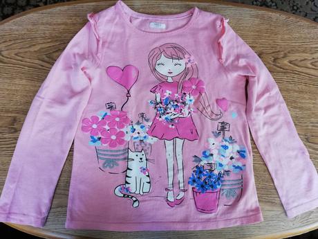Triko s holčičkou vel. 128., 128