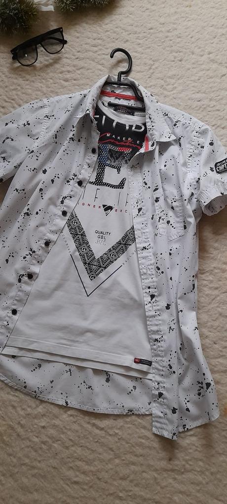 Chapter young juniorská flekatá košile, chapter young,164