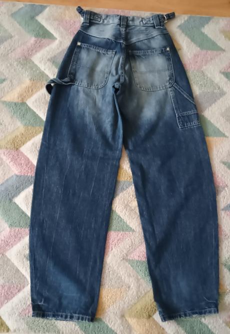 Krásné baggy rifle značky bershka, bershka,xs