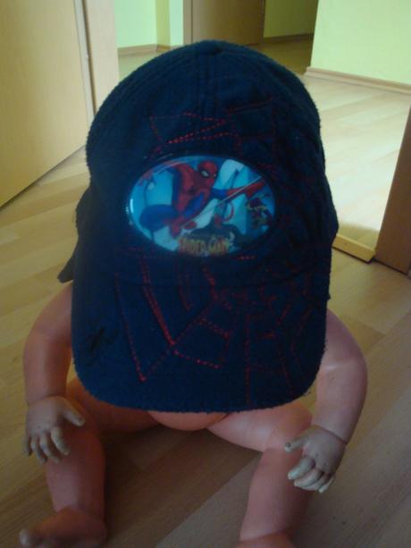 Kšiltovka - ušanka zimní - spider-man, 104
