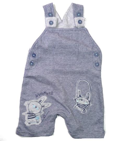 Bavlněné laclíkové kraťasy se zajíčky vel.68, george,68