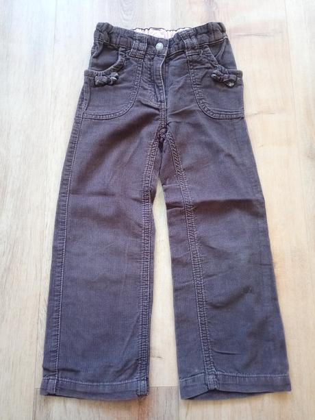 2 x manžestrové kalhoty, vel 110/116, caa, ga, c&a,110