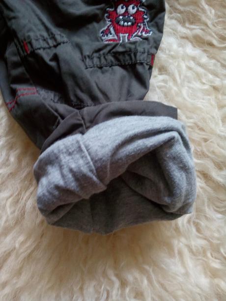 Zateplené kalhoty šustky zn.minoti,vel.68/80, minoti,68