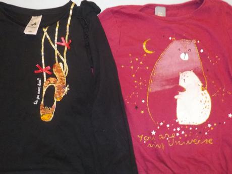 Tričko s dlouhým rukávem vel. 122    2 ks, palomino,116