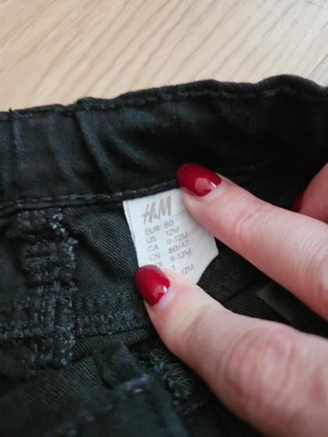 Džíny h&m, vel. 80, h&m,80