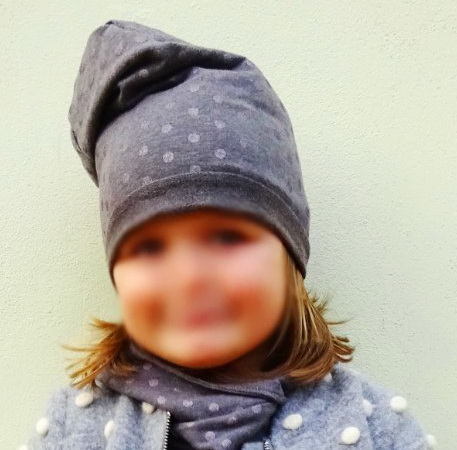 Komplet čepice a nákrčník 3-5 roků, 54