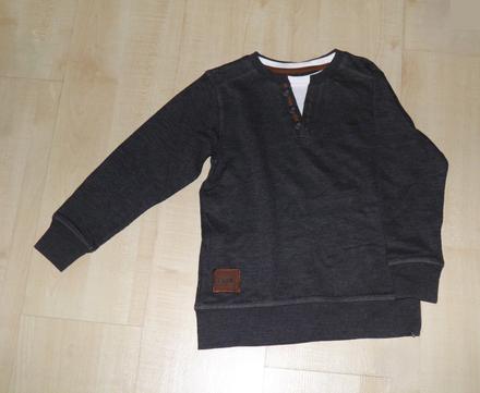 Šedá mikina - vel.116, next,116