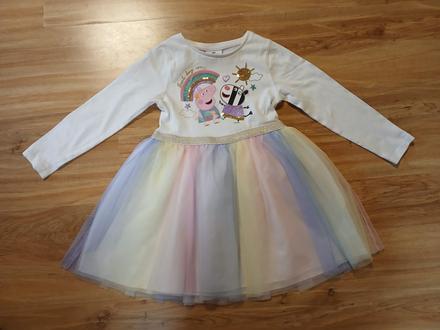 Šaty peppa pig, vel. 110, 110