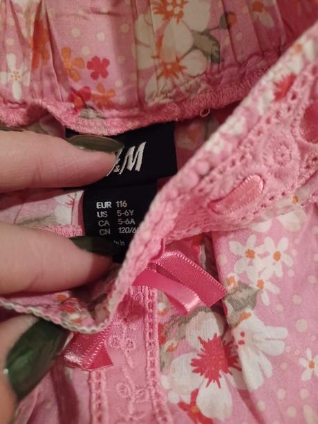 Kytičková halenka h&m, h&m,116