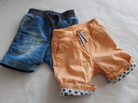 Set chlapeckých krátkých kalhot, 86