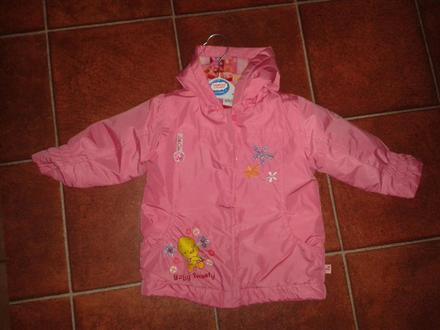 Bunda s podšívkou fleece, 74