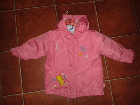 Bunda s podšívkou fleece, 74