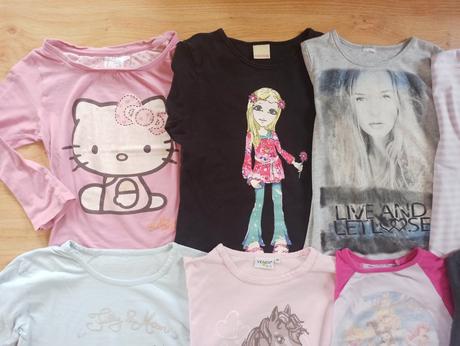 Trika dívčí s dlouhým rukávem vel.116-134, 116