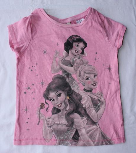 X69. tričko s princeznami 1-1,5 let, next,86
