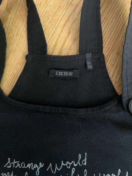 Šaty černé ikks vel. 146/152, 146