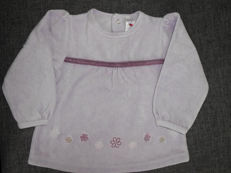 Tunika - mikinka semišová, baby club,80