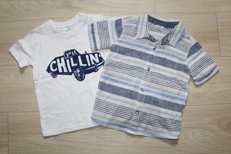 Nový set košile s tričkem, f&f,86