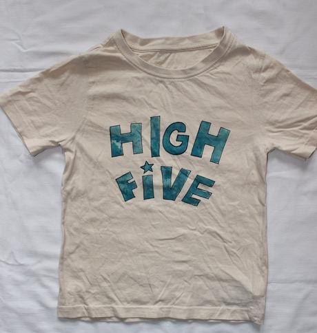 X128. béžové tričko 5-6 let, mothercare,116