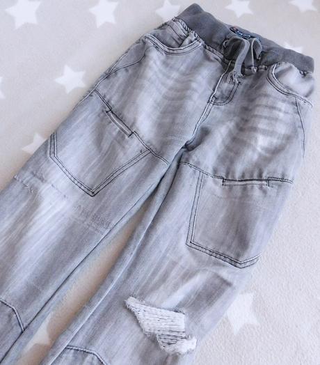 Riflíky denim vel.158/164, denim,164